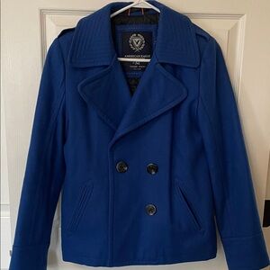 American Eagle Outfitters Men's Navy Peacoat